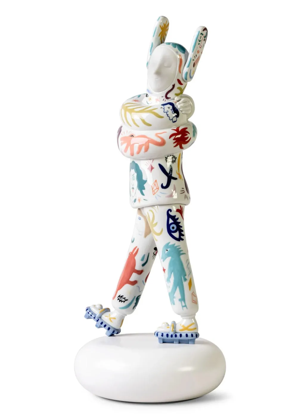 Lladro Enfant>Figurine Embraced Edition Limitée Multicolore