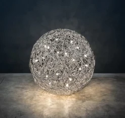 Catellani u0026 Smith Lampes De Sol|Lampes À Poser>Fil De Fer Outdoor Lampes de sol Argent ø100cm