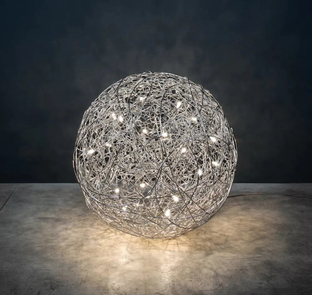 Catellani u0026 Smith Lampes De Sol|Lampes À Poser>Fil De Fer Outdoor Lampes de sol Argent ø100cm