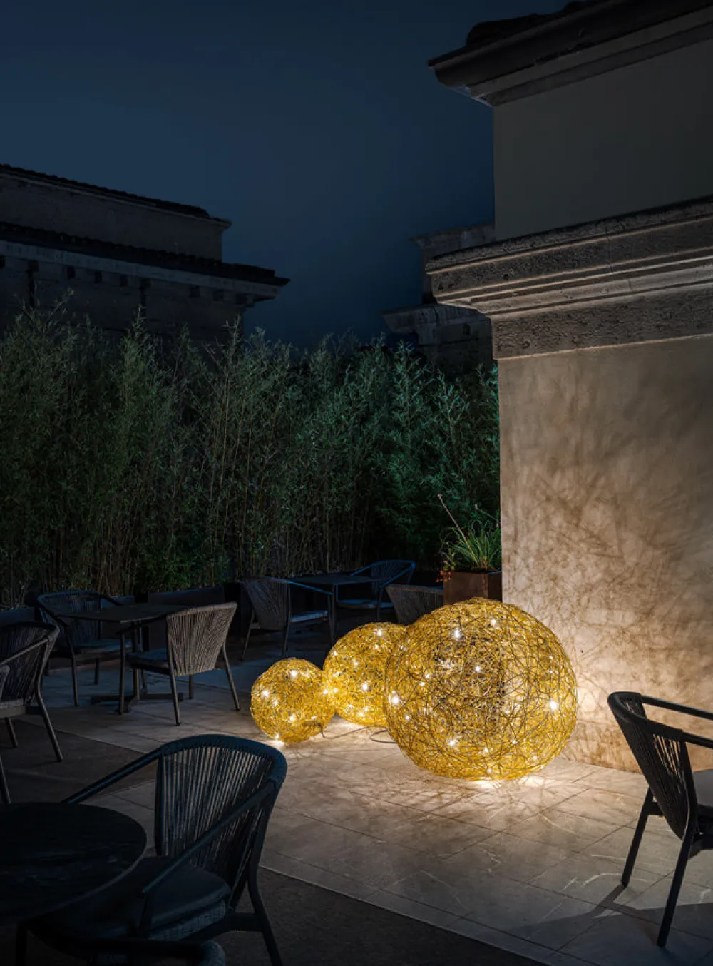 Catellani u0026 Smith Lampes De Sol|Lampes À Poser>Fil De Fer Outdoor Lampes de sol Argent ø100cm