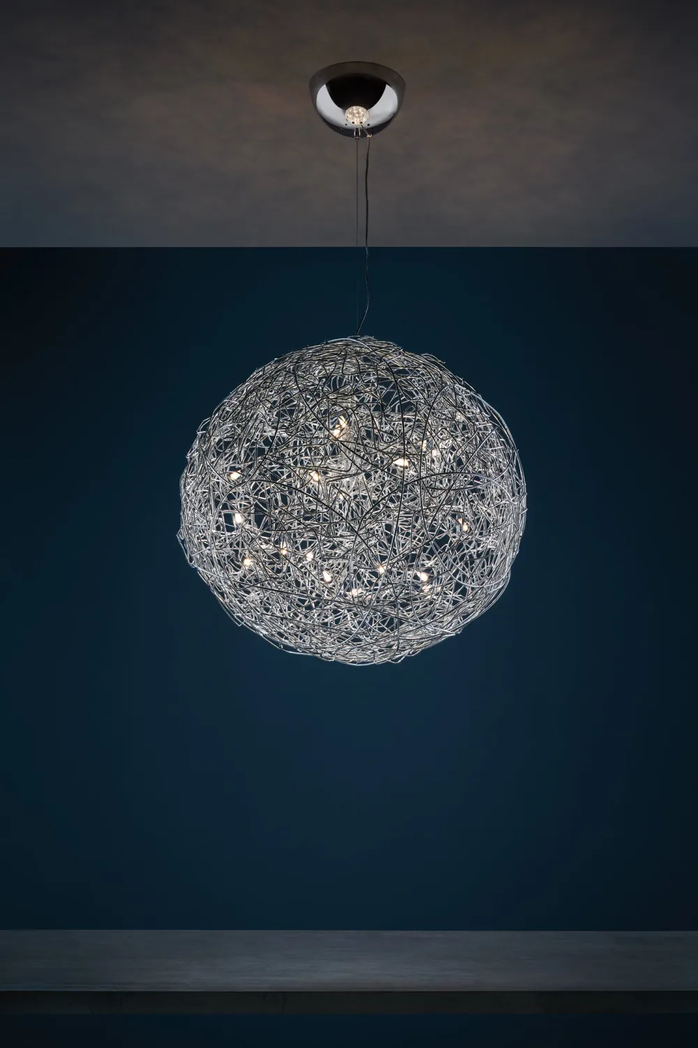 Catellani u0026 Smith Suspensions>Fil de Fer Suspensions Argent ø50cm