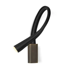 Contardi Liseuses|Liseuses>Flexiled 60cm Cuir base Bronze sans interrupteur Appliques LED