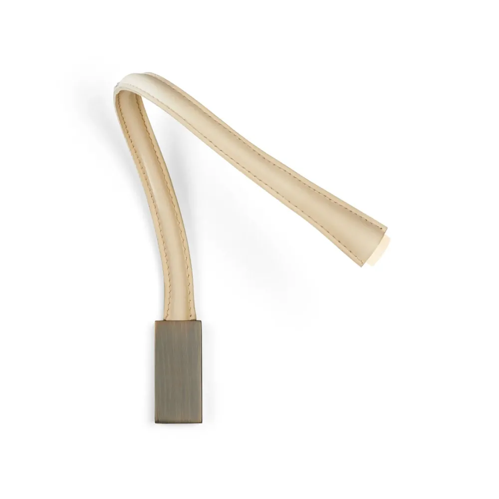 Contardi Liseuses|Liseuses>Flexiled 60cm Cuir base Bronze sans interrupteur Appliques LED