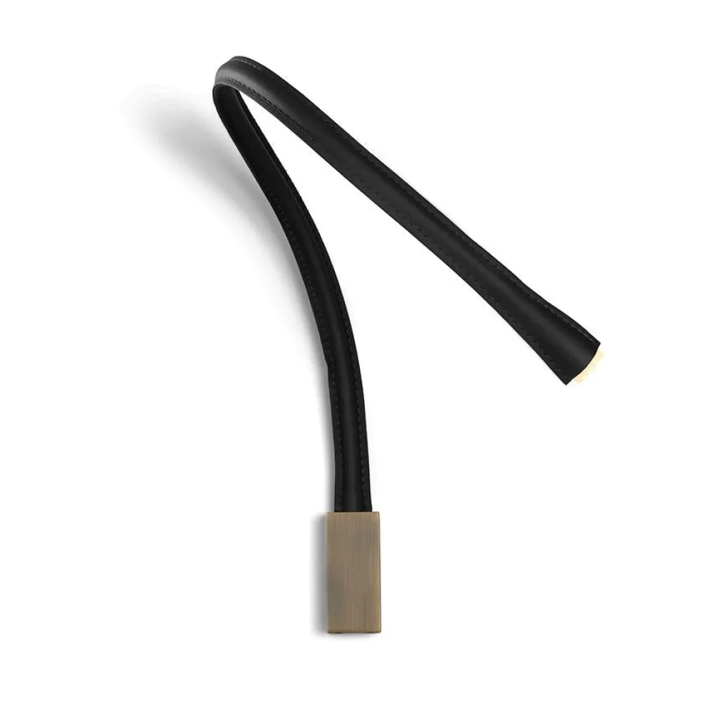 Contardi Liseuses|Appliques>Flexiled 90cm Cuir base Bronze sans interrupteur Appliques LED
