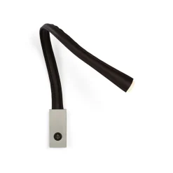 Contardi Liseuses|Appliques>Flexiled 60cm Cuir base Nickel avec interrupteur Appliques LED