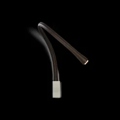 Contardi Liseuses|Appliques>Flexiled 60cm Cuir base Nickel sans interrupteur Appliques LED