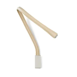 Contardi Liseuses|Appliques>Flexiled 60cm Cuir base Nickel sans interrupteur Appliques LED