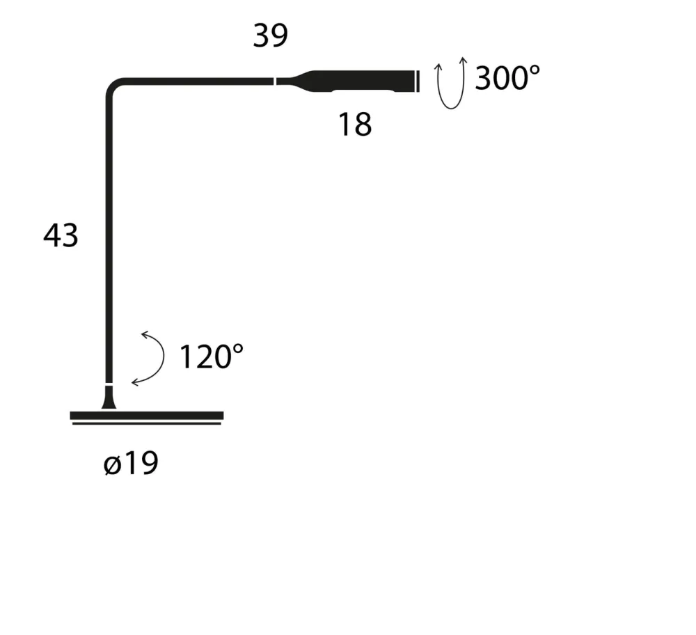 Lumina Lampes À Poser|Lampes À Poser>Flo Desk Lampes à poser LED 2700K