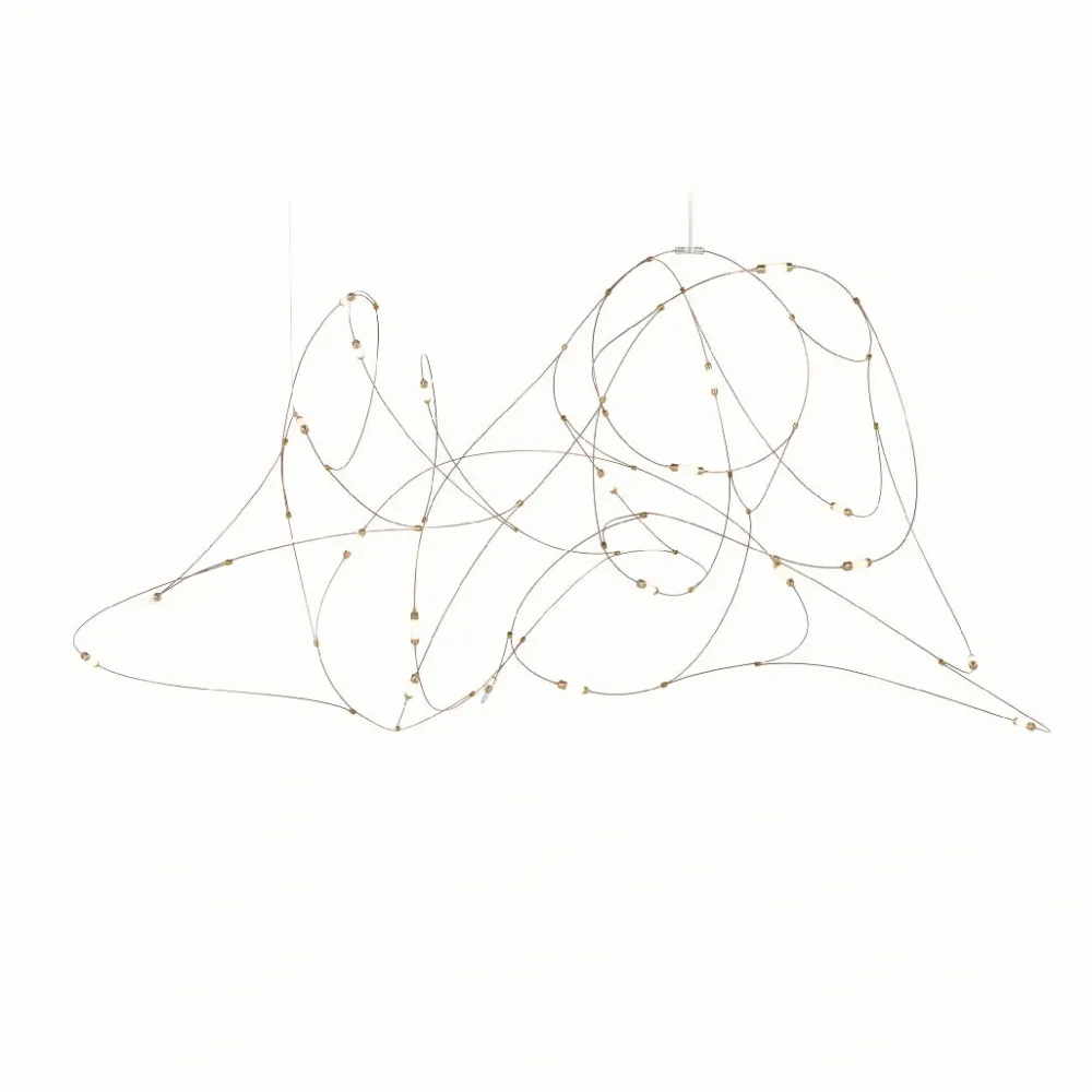 Moooi Suspensions>Flock of Light 21 Suspensions Bronze