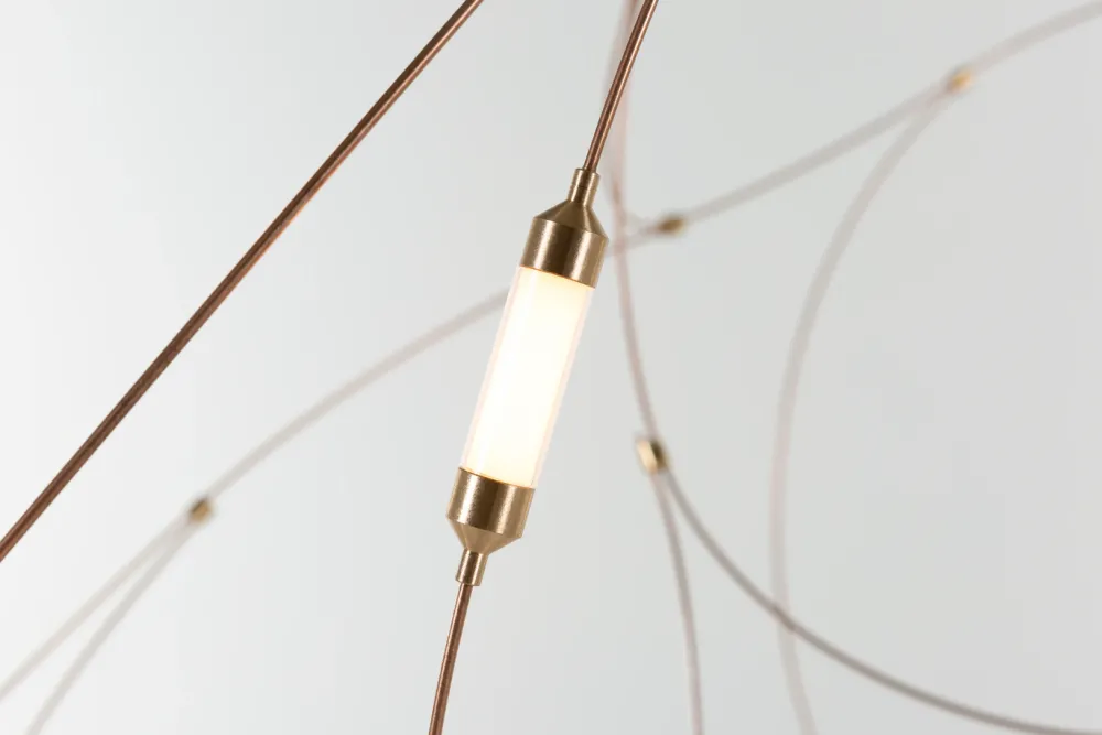 Moooi Suspensions>Flock of Light 21 Suspensions Bronze