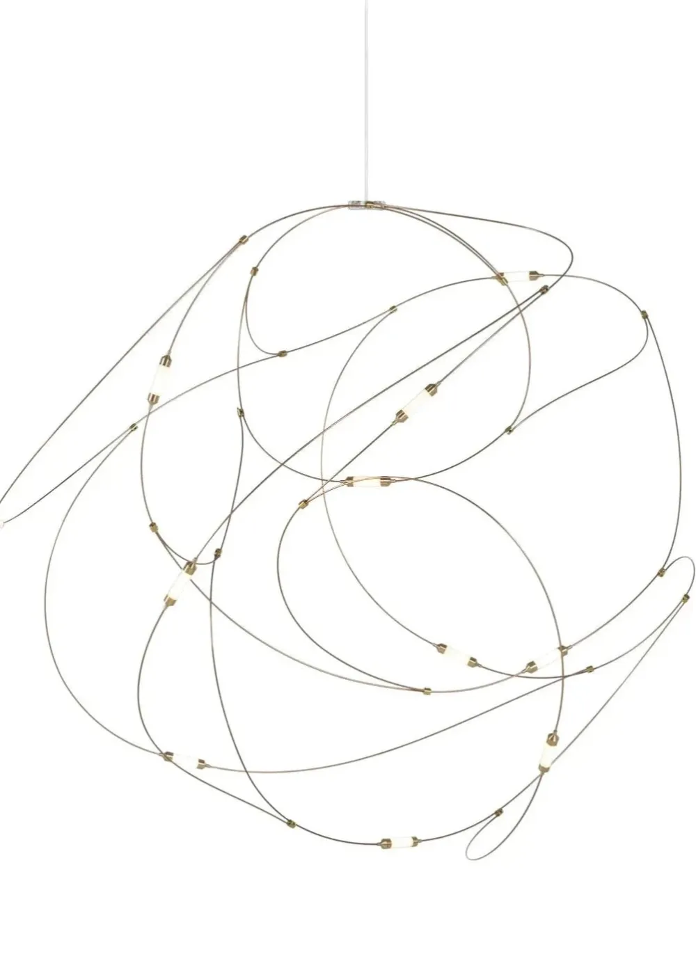 Moooi Suspensions>Flock of Light 11 Suspensions Bronze