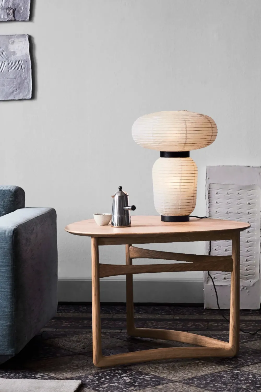 u0026tradition Lampes À Poser|Lampes À Poser>Formakami JH18 Lampes à poser Blanc ivoire-Chêne noir