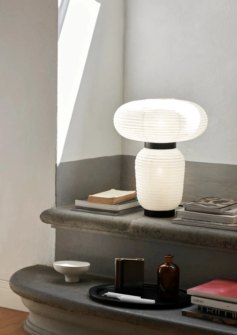 u0026tradition Lampes À Poser|Lampes À Poser>Formakami JH18 Lampes à poser Blanc ivoire-Chêne noir