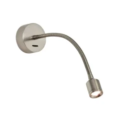 Astro Lighting Liseuses|Appliques>Fosso Appliques LED avec interrupteur Argent