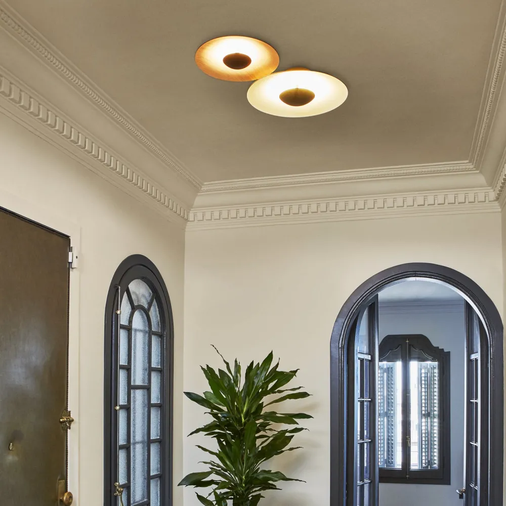 Marset Plafonniers|Appliques>Ginger 60 Appliques Plafonniers LED Laiton