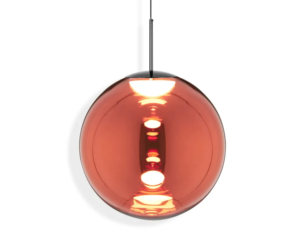 Tom Dixon Suspensions>Globe pendant Ø50cm Suspensions LED Cuivre