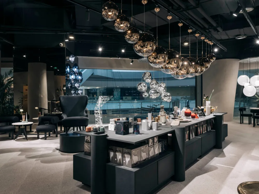 Tom Dixon Suspensions>Globe pendant Ø50cm Suspensions LED Cuivre