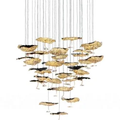 Catellani u0026 Smith Suspensions>Gold Moon Chandelier Suspensions Doré