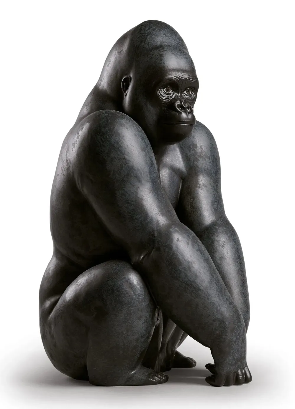 Lladro Figurines>Gorilla Figurines Noir