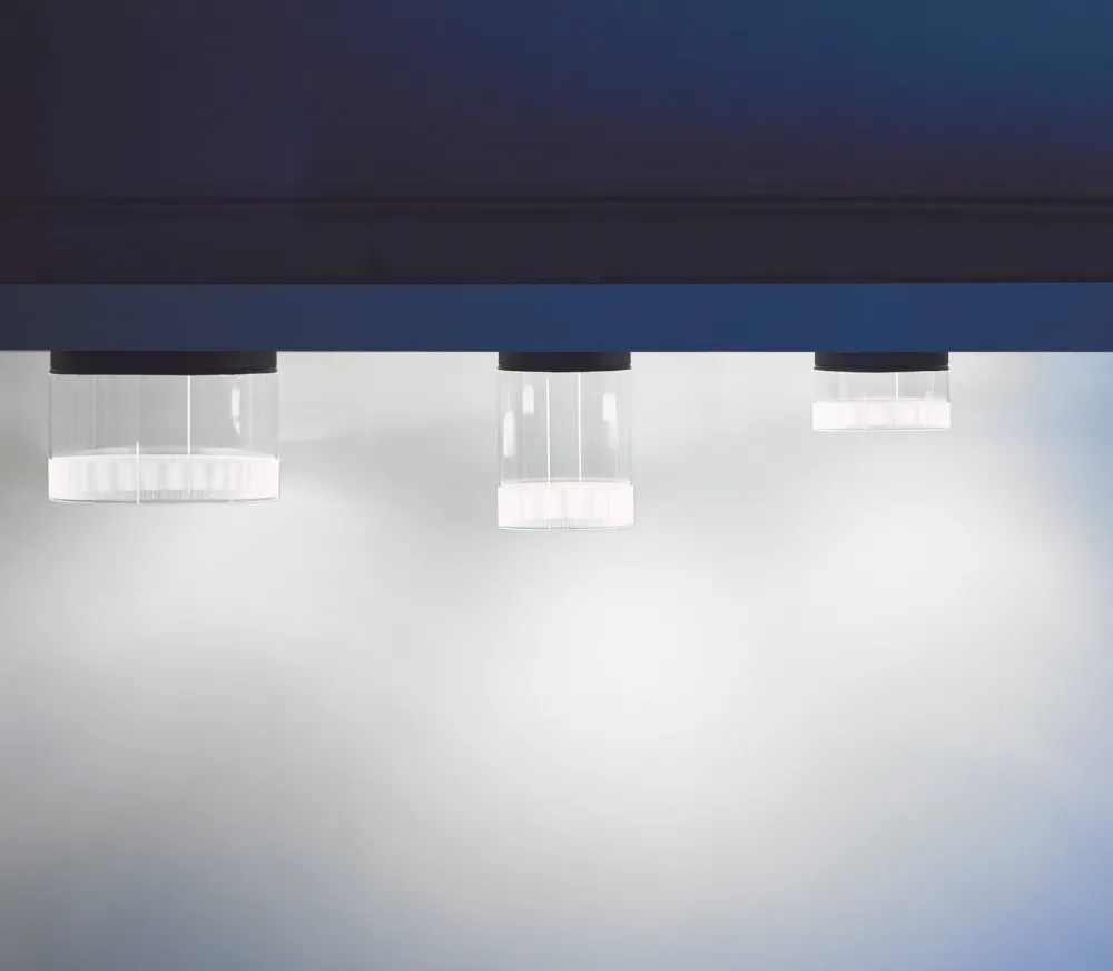 Vibia Plafonniers>Guise Plafonniers en verre LED Transparent Ø40cm