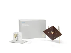 Vitra Horloges>Horloge Diamond Bois foncé