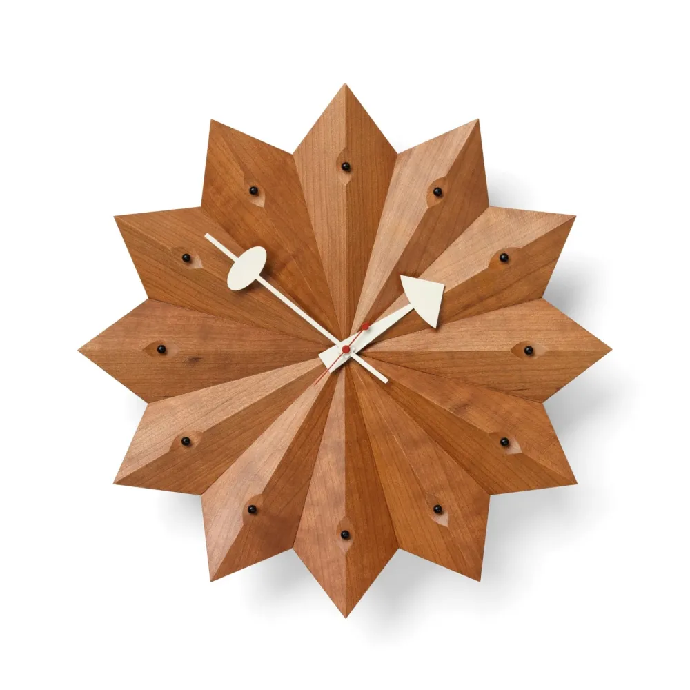 Vitra Horloges>Horloge Fan Marron