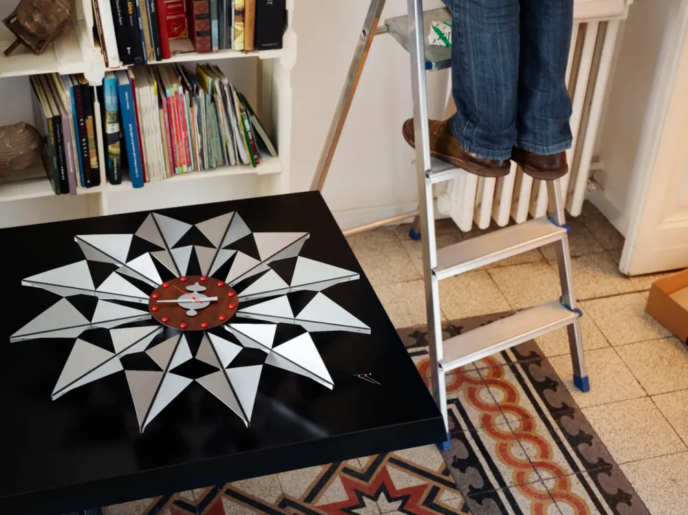 Vitra Horloges>Horloge Flock Of Butterflies Argent