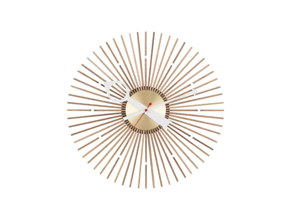 Vitra Horloges>Horloge Popsicle Bois clair
