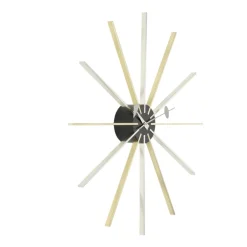 Vitra Horloges>Horloge Star Doré Argent