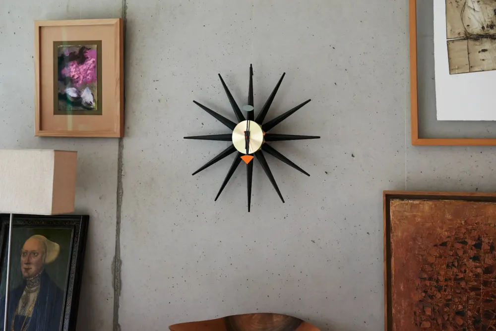Vitra Horloges>Horloge Sunburst
