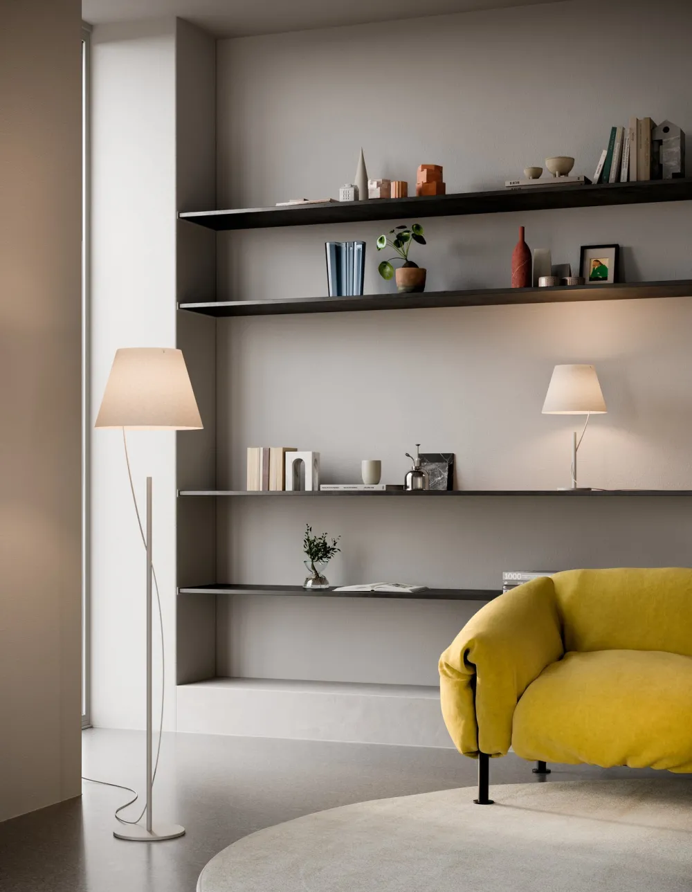 Lodes Lampadaires>Hover Lampadaires LED Blanc mat