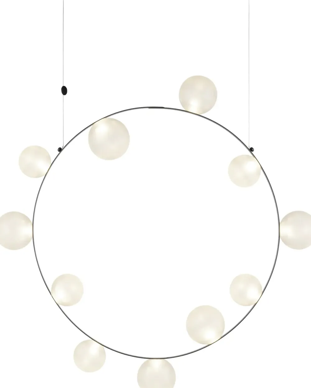 Moooi Suspensions>Hubble Bubble 11 Frosted Suspensions Blanc
