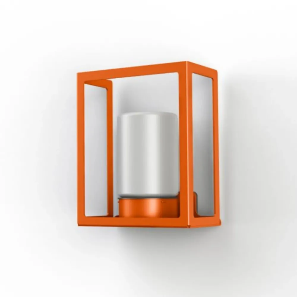 Roger Pradier Appliques>Hugy N°1 Verre Dépoli Appliques Outdoor