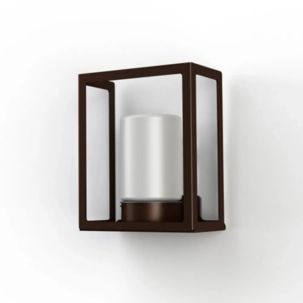 Roger Pradier Appliques>Hugy N°1 Verre Dépoli Appliques Outdoor