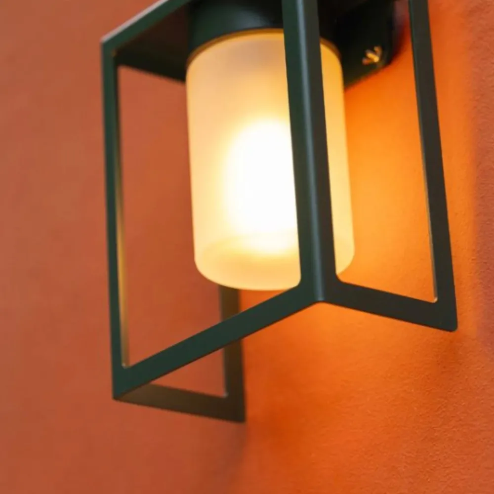 Roger Pradier Appliques>Hugy N°1 Verre Dépoli Appliques Outdoor