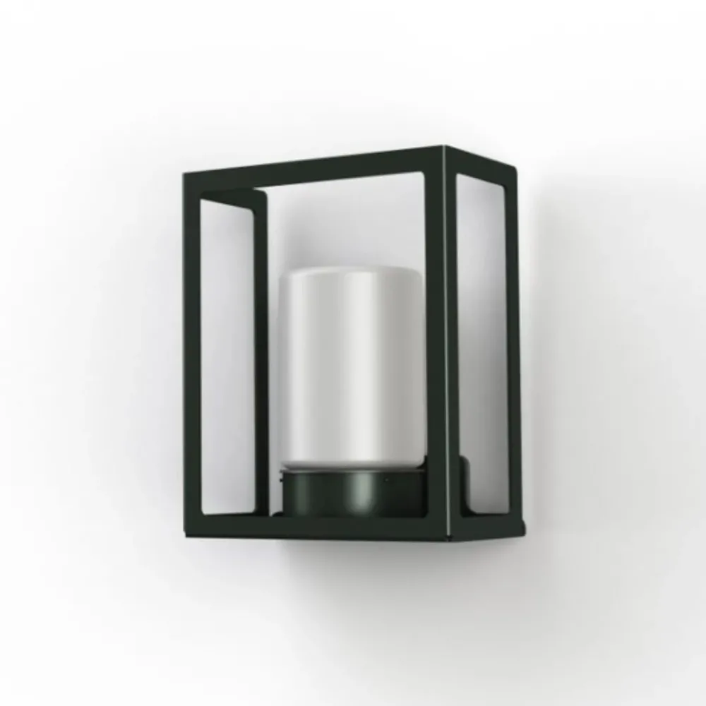 Roger Pradier Appliques>Hugy N°1 Verre Dépoli Appliques Outdoor