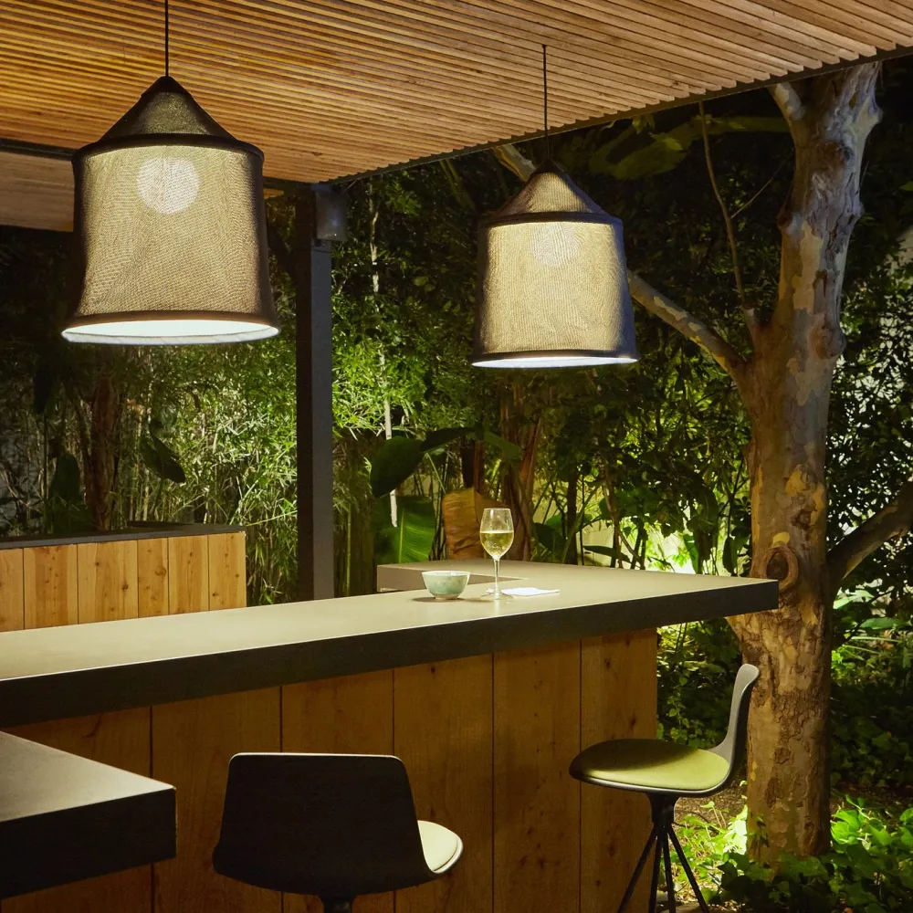 Marset Plafonniers|Suspensions>Jaima Ø.43cm IP65 Suspensions Plafonniers LED