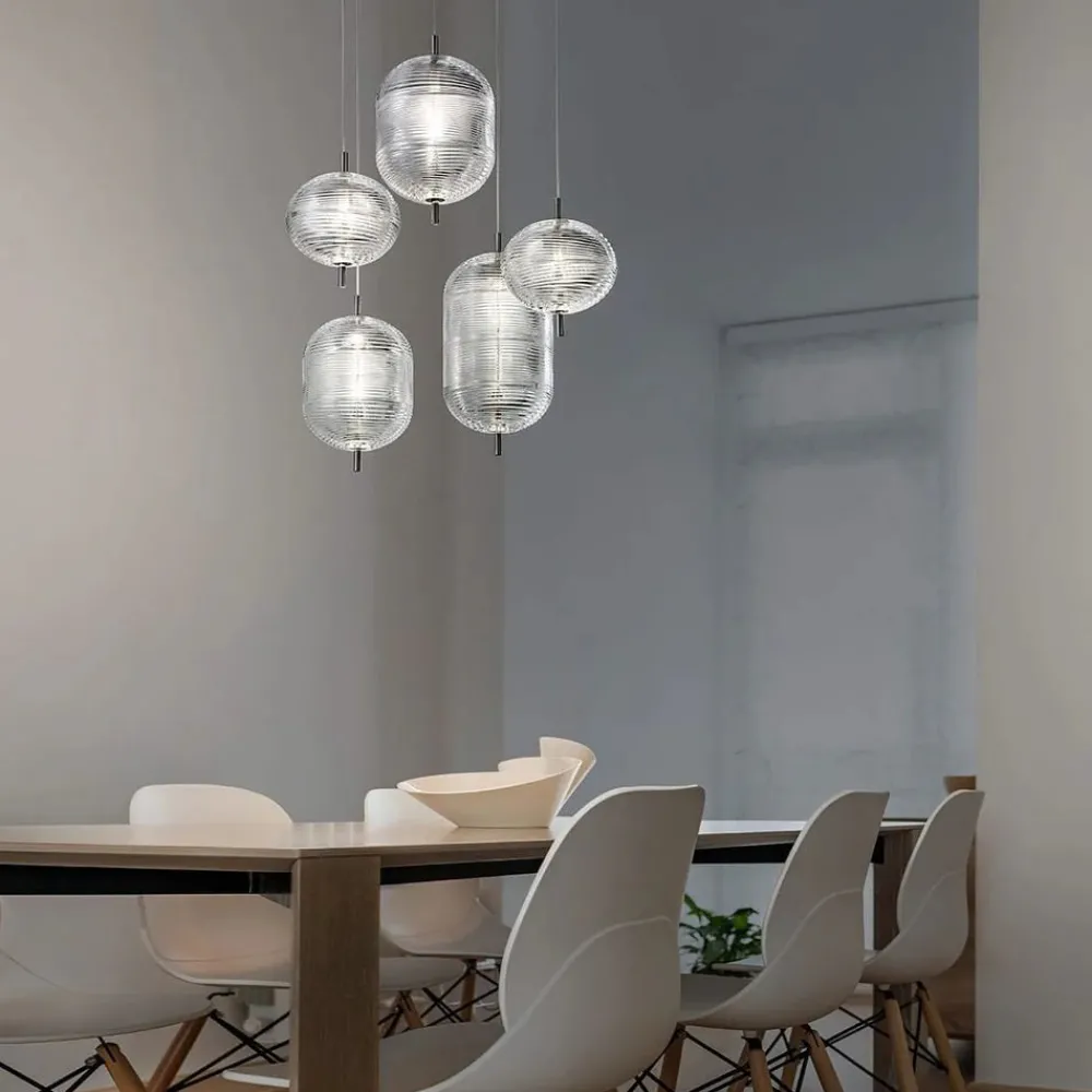 Lodes Suspensions|Suspensions>Jefferson Medium Suspensions LED Noir chromé