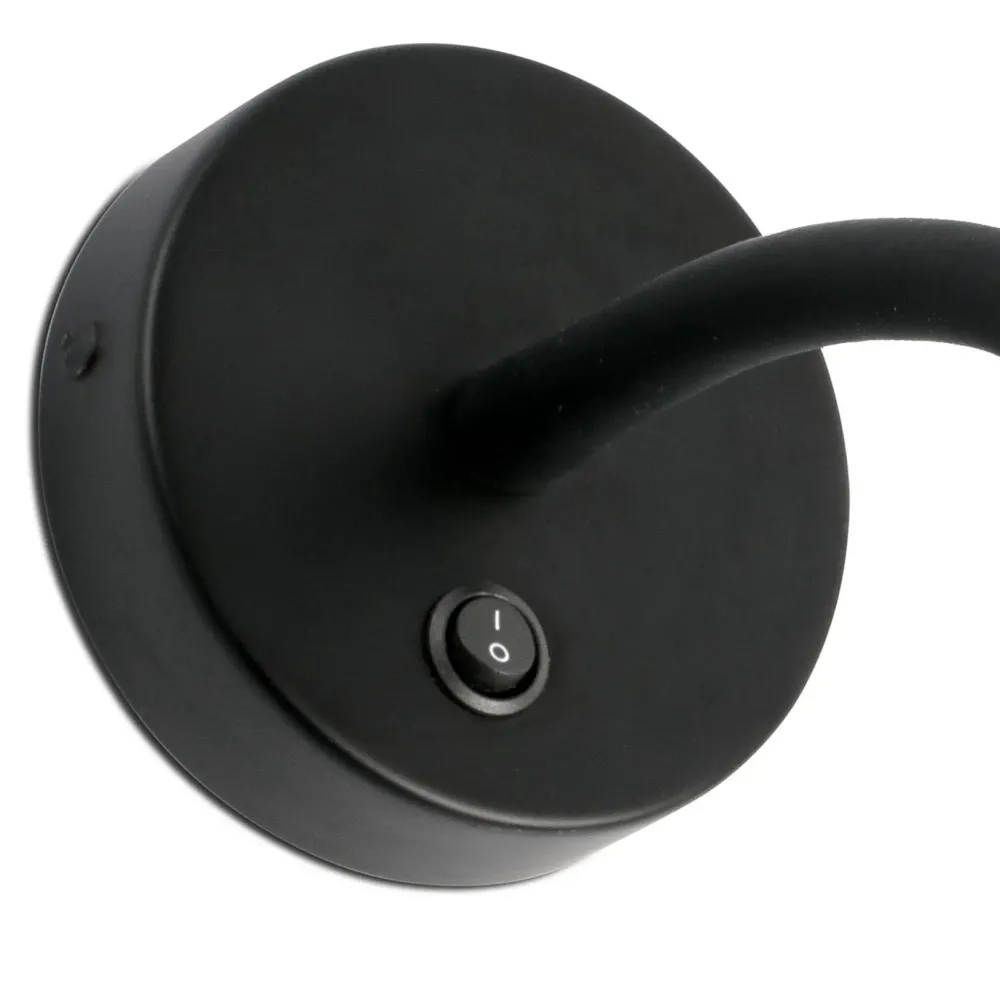 Faro Appliques>Kale avec lecteur LED Appliques Noir