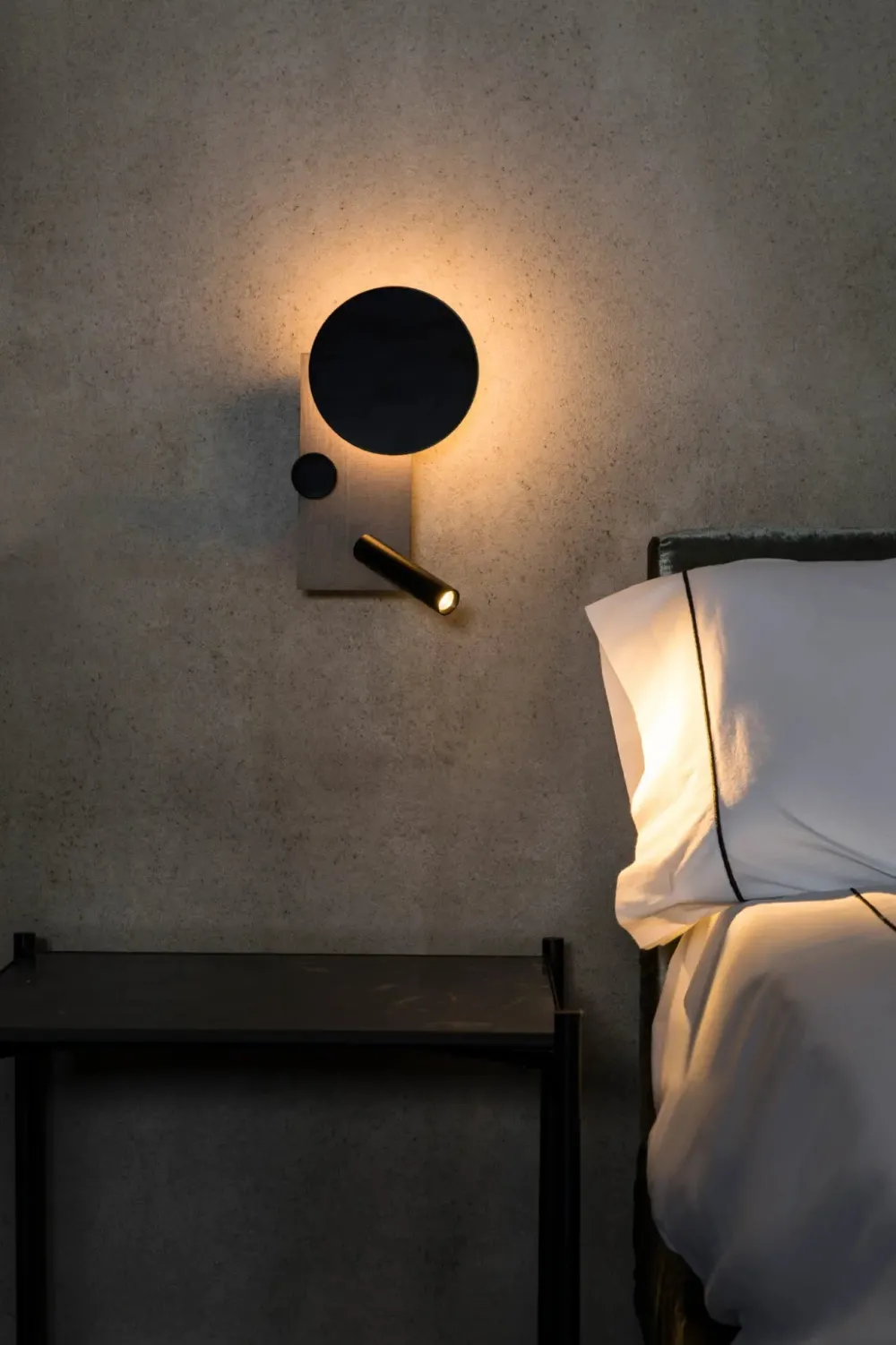 Faro Appliques>Klee avec lecteur LED Gauche Appliques Gris