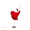 Ingo Maurer Lampes À Poser|Lampes À Poser>Kokoro Lampes de table LED Rouge