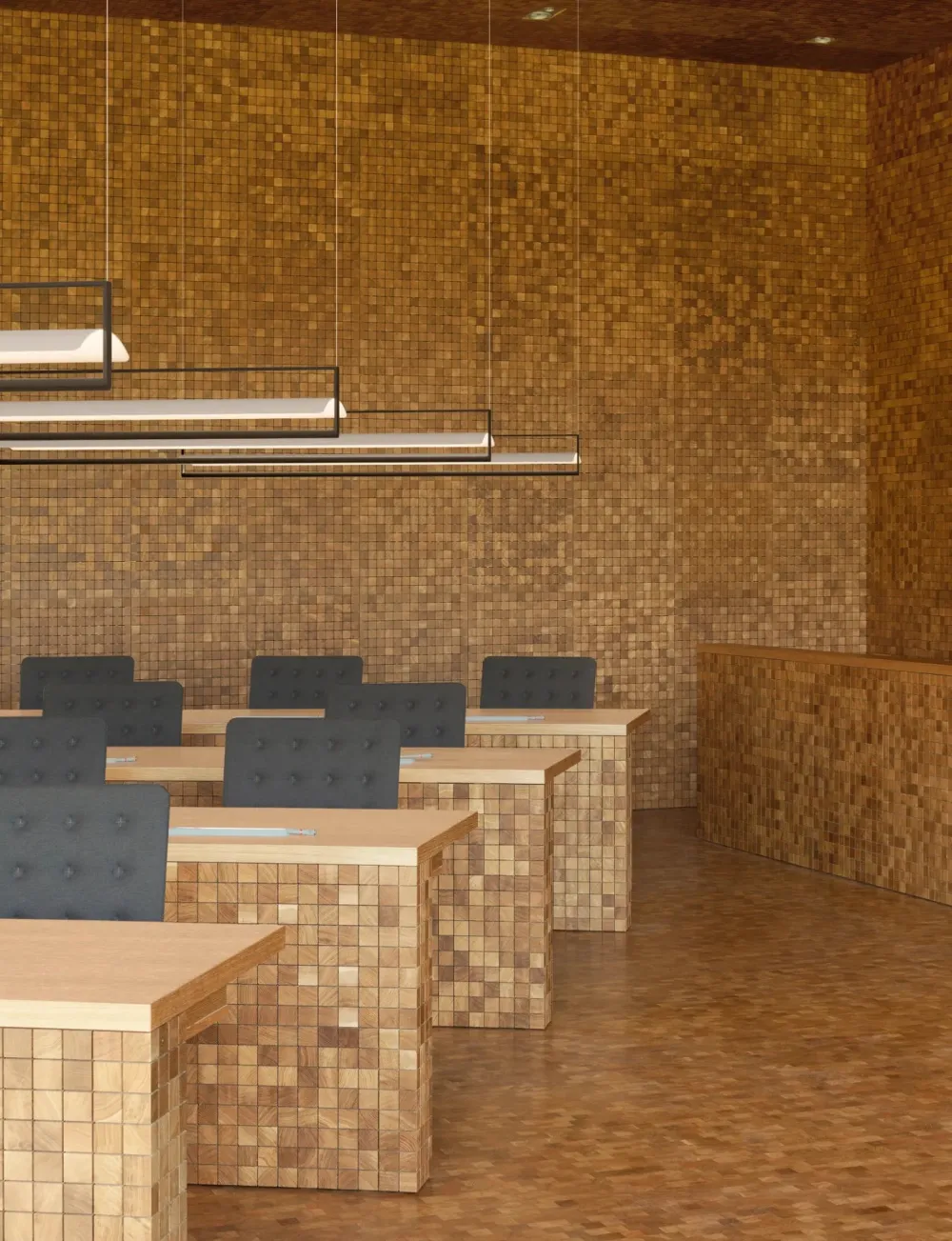 Vibia Suspensions>Kontur convexe 162cm - Suspensions LED