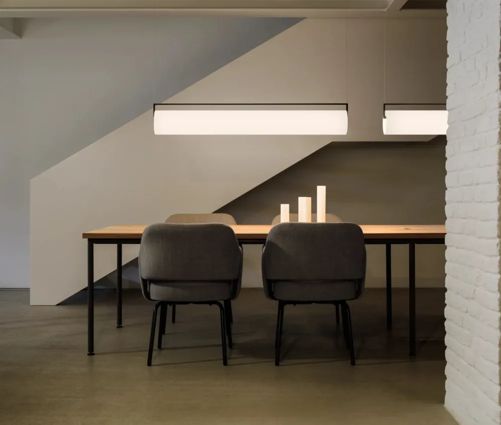 Vibia Suspensions>Kontur cylindrique 122cm - Suspensions LED