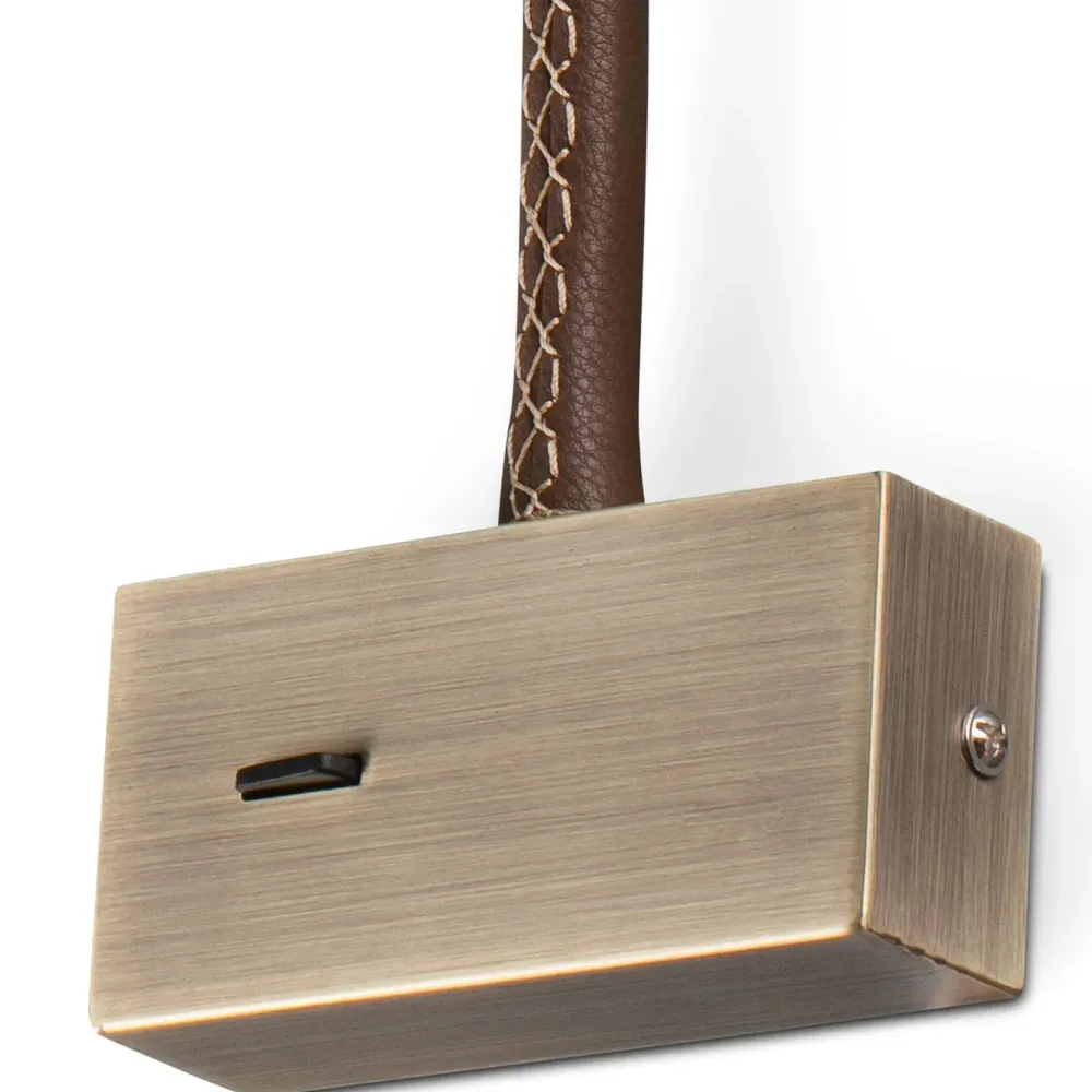 Faro Appliques>Lead avec lecteur LED Appliques Bronze