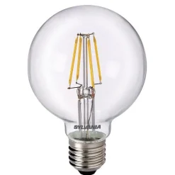 Sylvania Non Dimmables>LED Globe 80mm 6W E27 640 lumen 2700K Globe