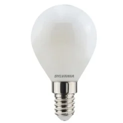 Sylvania Non Dimmables>LED 4.5W E14 sphérique 470 lumen 2700K satinée