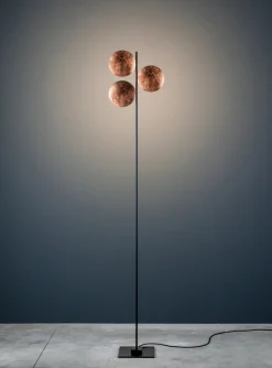 Catellani u0026 Smith Lampadaires|Suspensions>Lederam F3 Lampadaires Blanc-Doré