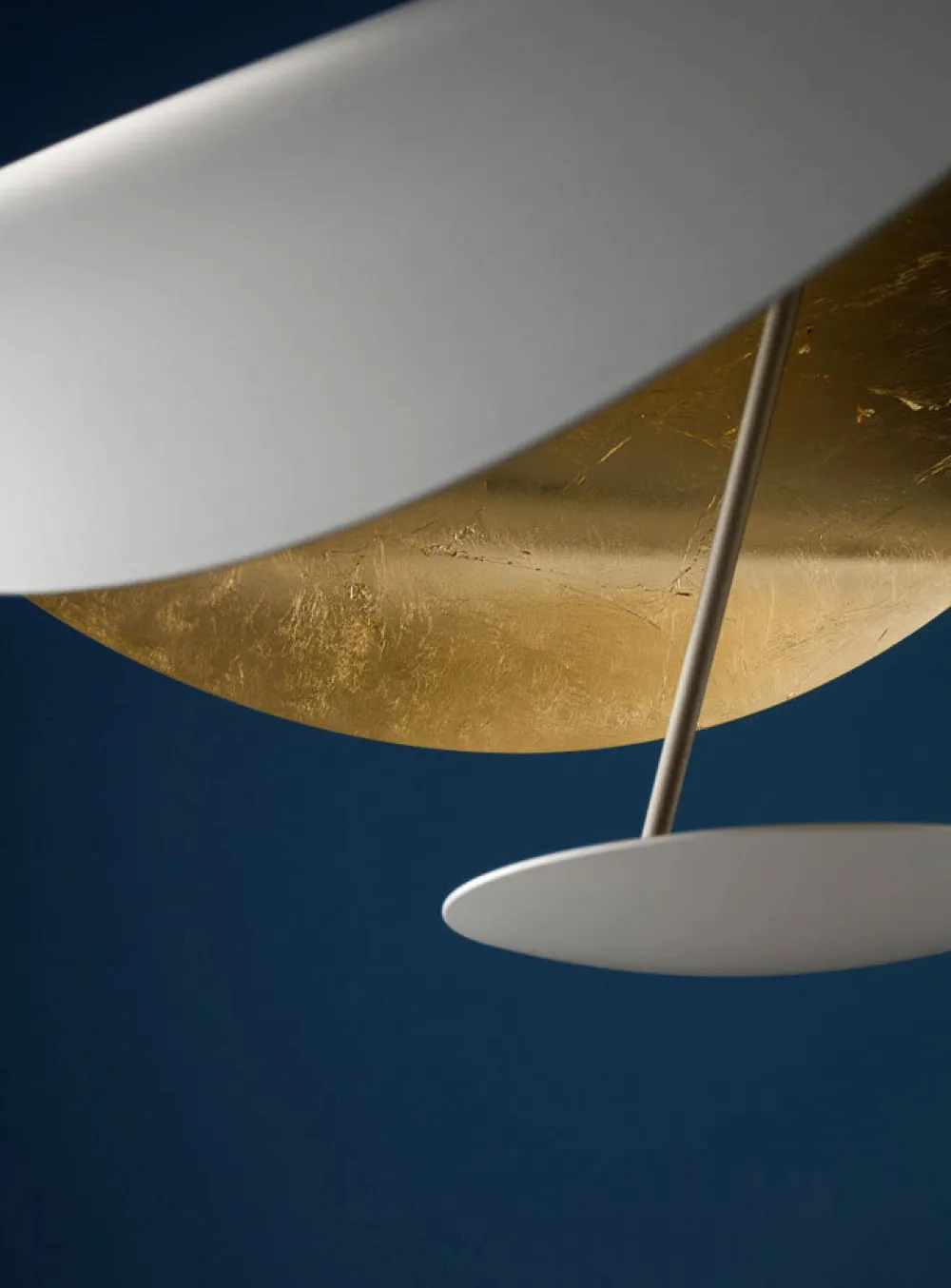 Catellani u0026 Smith Plafonniers>Lederam Manta CWS1 Plafonniers LED Blanc Doré