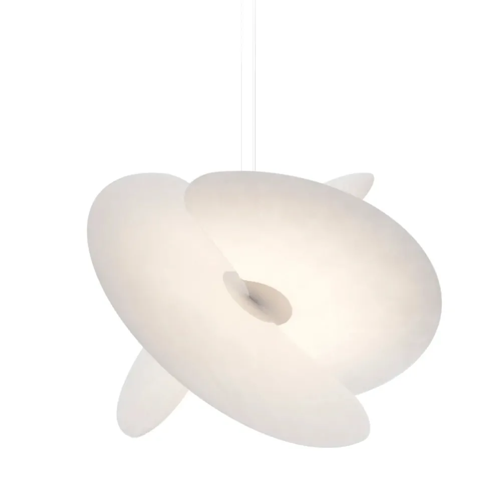 Luceplan Suspensions>Levante Big Suspensions LED Blanc