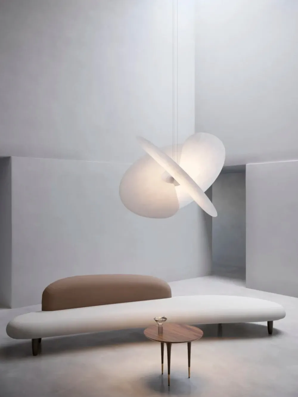 Luceplan Suspensions>Levante Small Suspensions LED Blanc